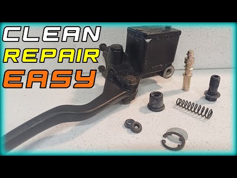 Motorcycle Brakes, Master Cylinder Rebuild and Repair