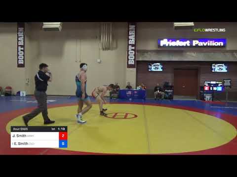 2018 Marine Corps US Open/UWW Junior Freestyle 79 Con 16 #2 - Jed Smith (Army) Vs. Ethan Smith (OS