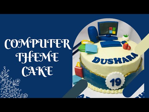Computer Theme Cake