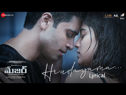 Hrudayama - Lyrical | Major Telugu | Adivi Sesh | Saiee M Manjrekar | Sid Sriram | Sricharan Pakala