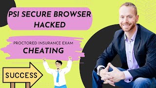 PSI Secured browser Hacked  | Online proctored  Insurance exam cheating