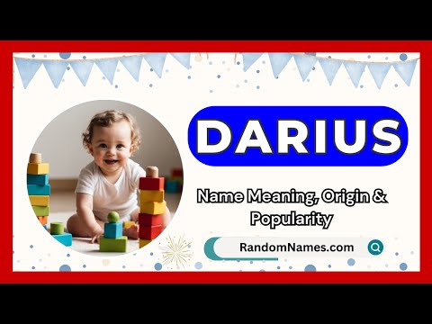 Darius - Baby Boy Name Meaning, Origin & Popularity - RandomNames.com