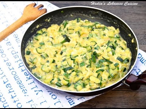 HEALTHY EATING: Lebanese style Quick and easy Zucchini and Egg Recipe!
