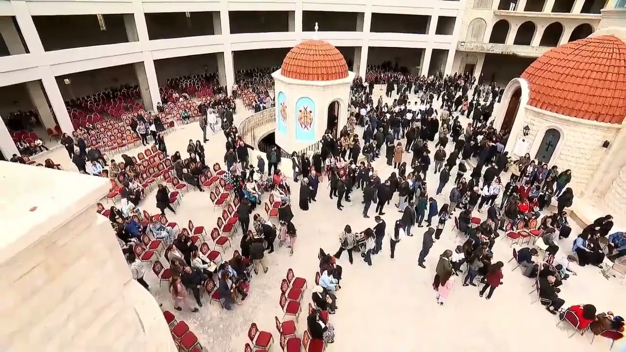 كلمة سيادة المطران خريستوفوروس خلال القداس الإلهي الأول في كنيسة الأقمار الثلاثة