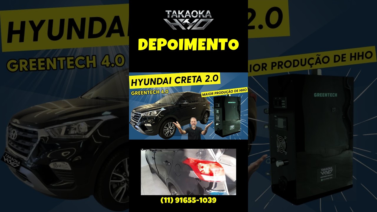 Depoimento Creta 2.0 com Reator de Hidrogênio Greentech 4.0