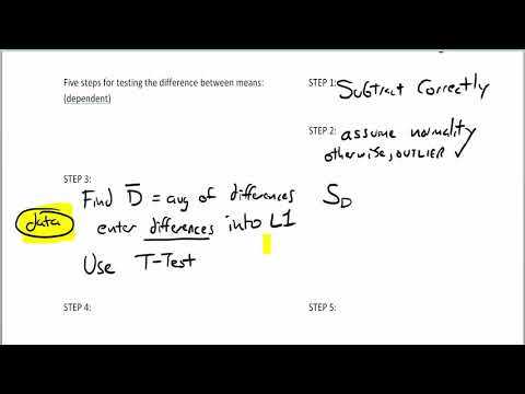 Matched or Paired Samples T-Test (Part 1)