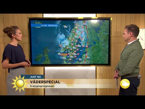 Här blir det badväder idag - Nyhetsmorgon (TV4)