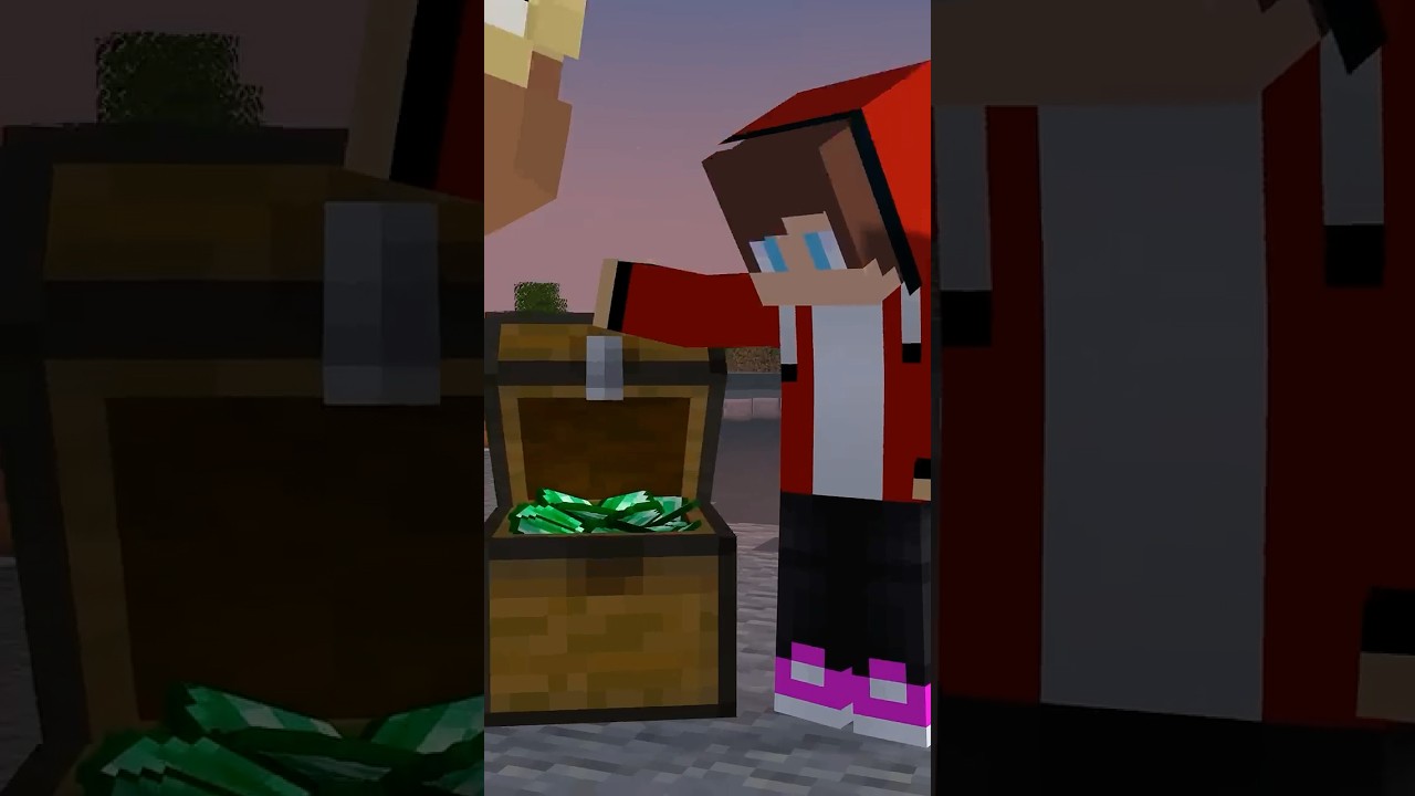 Billionaire JJ🤑 MAIZEN Minecraft Animation #shorts #Mikey #JJ