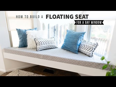 How to Build a floating seat for Bay window w/ Build cost | The Nomad Studio