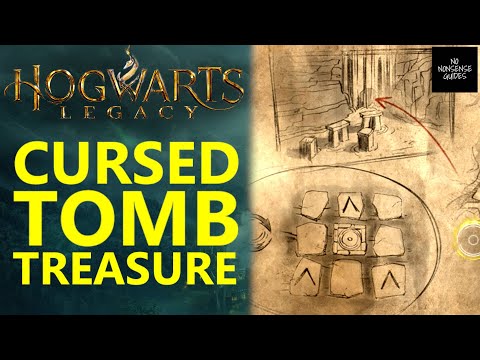 Hogwarts Legacy Cursed Tomb Treasure Map - Mysterious Map Fragment