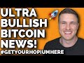 INCREDIBLY BULLISH NEWS FOR BITCOIN | Weekly Dose of Hopium