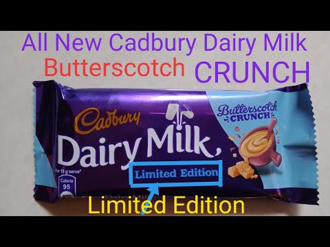 Cadbury Dairy Milk Butterscotch Crunch 〽️ Limited Edition