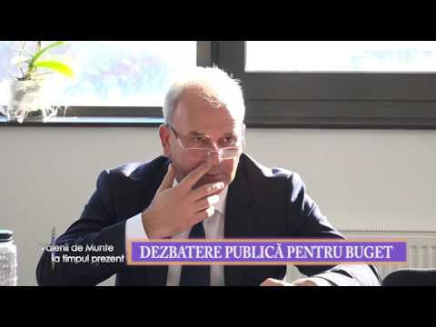 Emisiunea Valenii de Munte la timpul prezent – 29 ianuarie 2016 – partea I – dezbatere publica buget