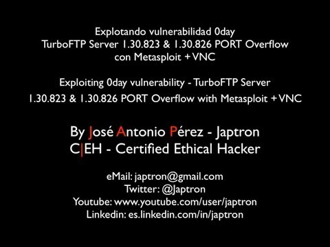 Exploiting TurboFTP Server 0day Vulnerability - 1.30.823 & 1.30.826 - Metasploit
