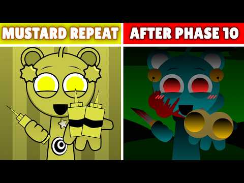 Sprunki Mustard But Everyone Is REPEAT After Phase 10 (NEW Reactions)