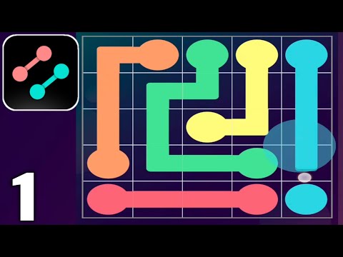 Connect The Dots - Line Puzzle Game - Gameplay Walkthrough Part 1 All Levels (Android & iOS) - YouTube