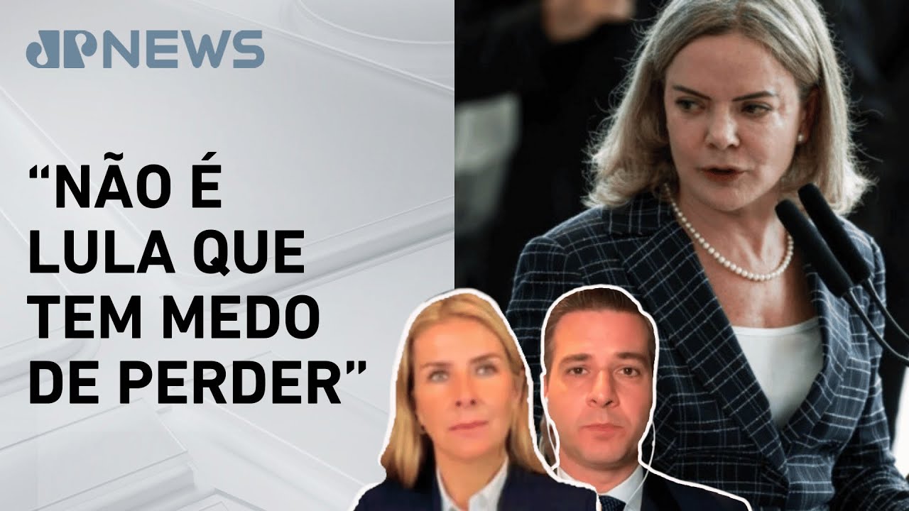 Gleisi Hoffmann rebate declarações de Tarcísio de Freitas; Deysi e Beraldo comentam