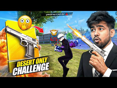 Only Desert Eagle Challenge in BR Rank Match😱😮 - Bilash Gaming