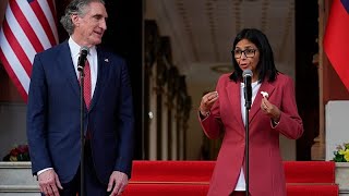 Estados Unidos levanta las sanciones contra la presidenta interina de Venezuela Delcy Rodríguez