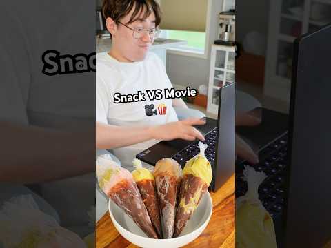 Snack vs Movie Intro 🍿🎬 How to let your snacks win😏​⁠🥇@BayashiTV_
