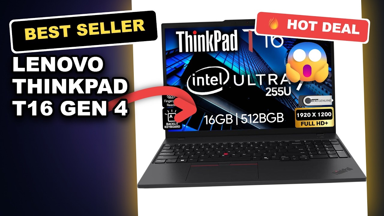 Lenovo ThinkPad T16 Gen 4 Review: Is This The Ultimate AI Business Laptop? review video
