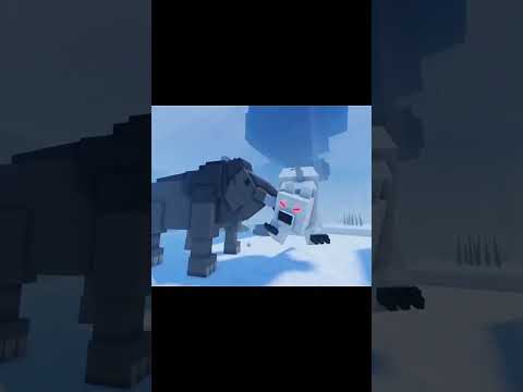 polar bear vs mammoth in 99 nights in the froest #roblox #youtube #99nightintheforest