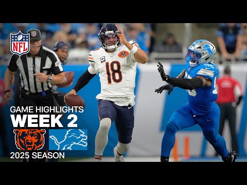 Chicago Bears vs. Detroit Lions Game Highlights | NFL 2025 Season Week 2