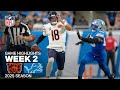 Chicago Bears Vs Detroit Lions Game Highlights NFL 2025 Season Week 2