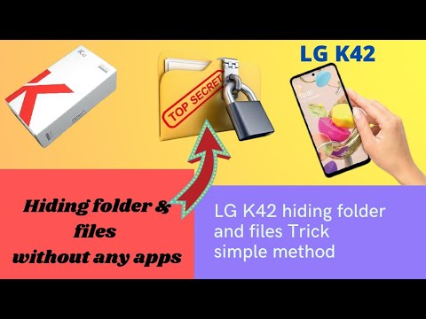 Hiding folder & Files | 2sec⚡ m video and files gayab  | Trick to hide folders