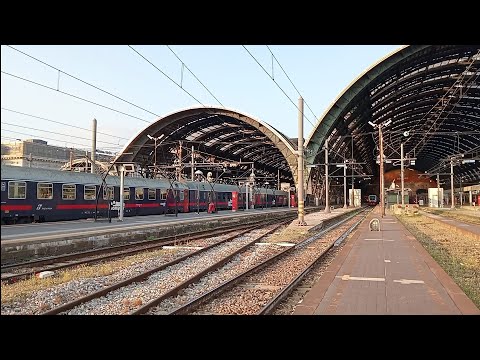 TRENO INTERCITY NOTTE IN PARTENZA DA MILANO CENTRALE.BUONA VISIONE!