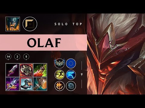 Olaf Top vs Zaahen - EUW Challenger Patch 25.24