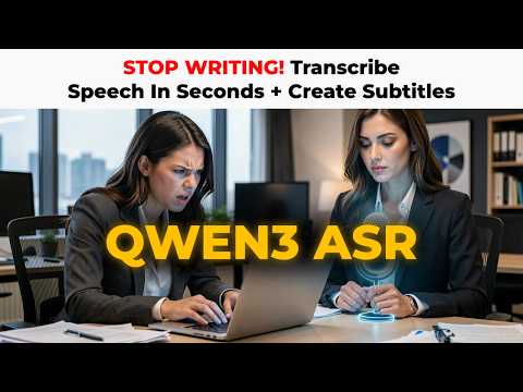 This Model Transcribes Human Speech in Seconds | Create Subtitles | Qwen3 ASR ComfyUI