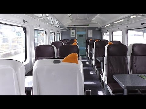 Onboard an IE 22000 Class Intercity Train - Portarlington Station
