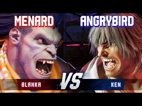 SF6 ▰ MENARD (Blanka) vs ANGRYBIRD (Ken) ▰ High Level Gameplay