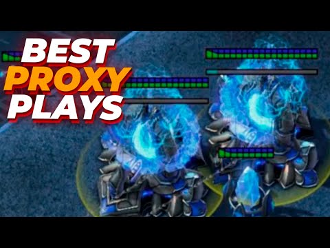 THE CRAZIEST PROXY GATE PLAYS that happened in StarCraft 2