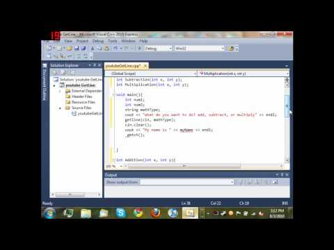 Visual C++ 2010 Tutorial 7 - If Statement