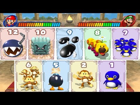 Mario Party 8 - Cardiators (All Characters)