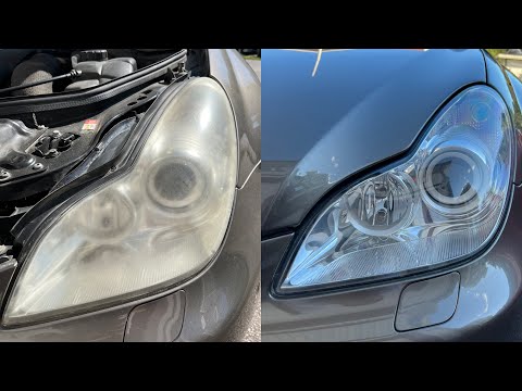 Mercedes-Benz Cls W219 | How to restore headlights
