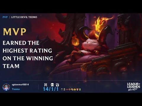Teemo is the best champion (more damage than their whole team)
