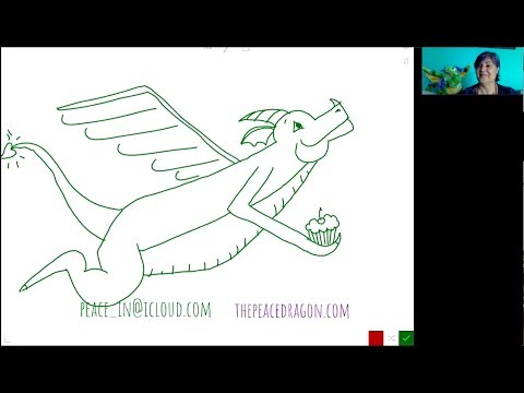 International Day of Peace Dragon drawing!