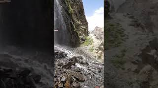 preview picture of video 'Biggest water fall of Pakistan Manthokha water fall'