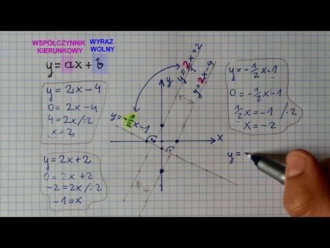 funkcja liniowa i proste - wszystko co najważniejsze w 53 minuty