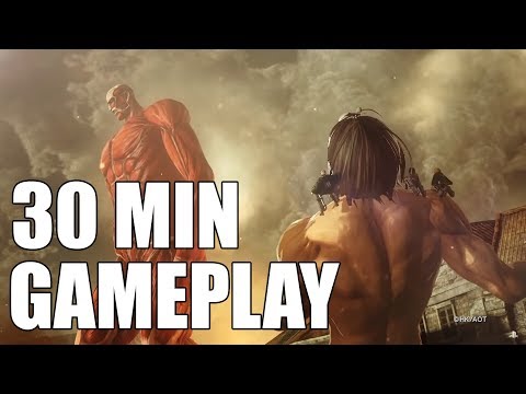 Attack on Titan 2 Final Battle Gameplay (33 Minutes)