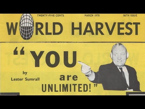 Dr. Lester Sumrall's World Harvest Magazine ~ March 1970