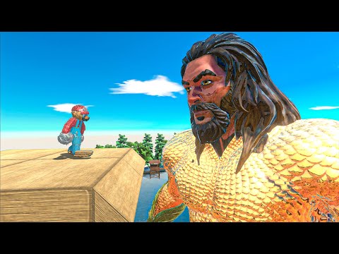MEGA AQUAMAN vs WORKSHOP - Animal Revolt Battle Simulator