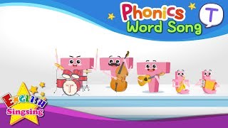 Phonics Word song T - English Songs - Educational video for Kids
