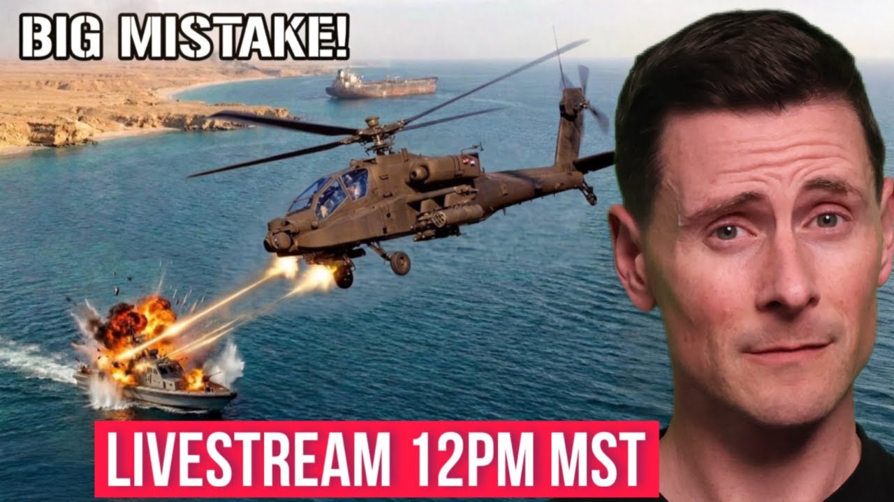 How U.S. Apaches ANNIHILATED Iran's Mosquito Fleet in the Strait of Hormuz LIVESTREAM
