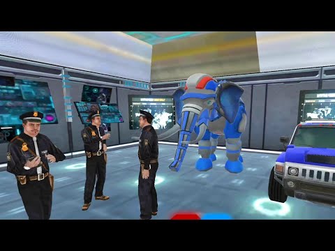 Police Elephant Robot Transport | Android Gameplay