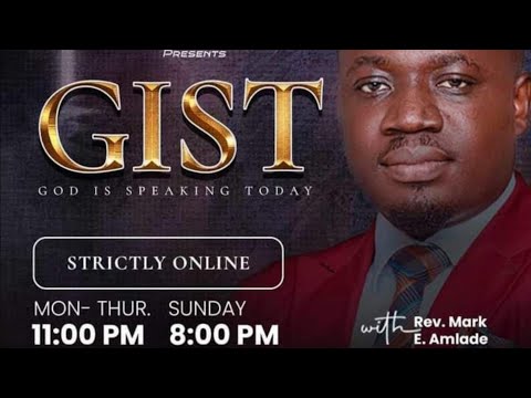 GOD IS SPEAKING TODAY (G.I.S.T.) EPISODE 371.  KINDLY SHARE WHEN YOU JOIN