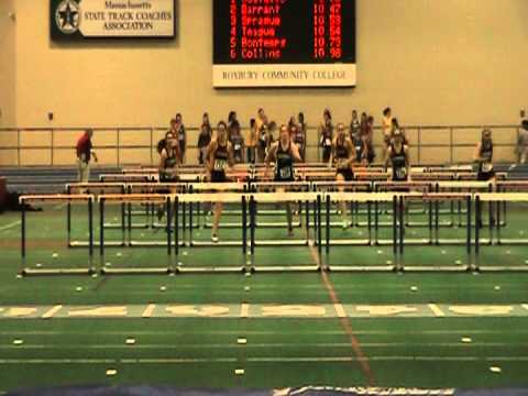 Sharon Eagles Track & Field - 2012-13 Sharon v Foxboro - Girls 55H